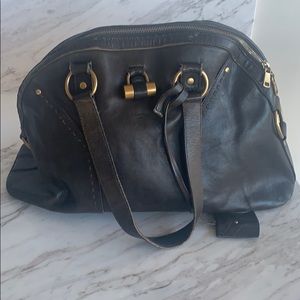 YSL Muse Bag (Forest Green) Gold Gardware